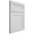 Shiloh Cabinetry Full Overlay Scottsdale Paintable Polar Door