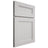 Shiloh Cabinetry Full Overlay Scottsdale Paintable Repose Gray Door