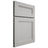 Shiloh Cabinetry Full Overlay Scottsdale Paintable Unusual Gray Door