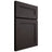 Shiloh Cabinetry Full Overlay Scottsdale Poplar Plain Cut Carbon Door