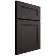 Shiloh Cabinetry Full Overlay Scottsdale Poplar Plain Cut Carbon Door