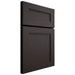 Shiloh Cabinetry Full Overlay Scottsdale Poplar Plain Cut Carbon Door