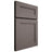 Shiloh Cabinetry Full Overlay Scottsdale Poplar Plain Cut Heatherstone Door