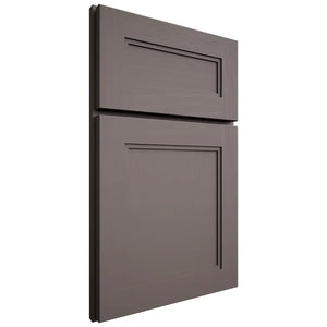 Shiloh Cabinetry Full Overlay Scottsdale Poplar Plain Cut Heatherstone Door