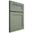 Shiloh Cabinetry Full Overlay Scottsdale Poplar Plain Cut Moss Door
