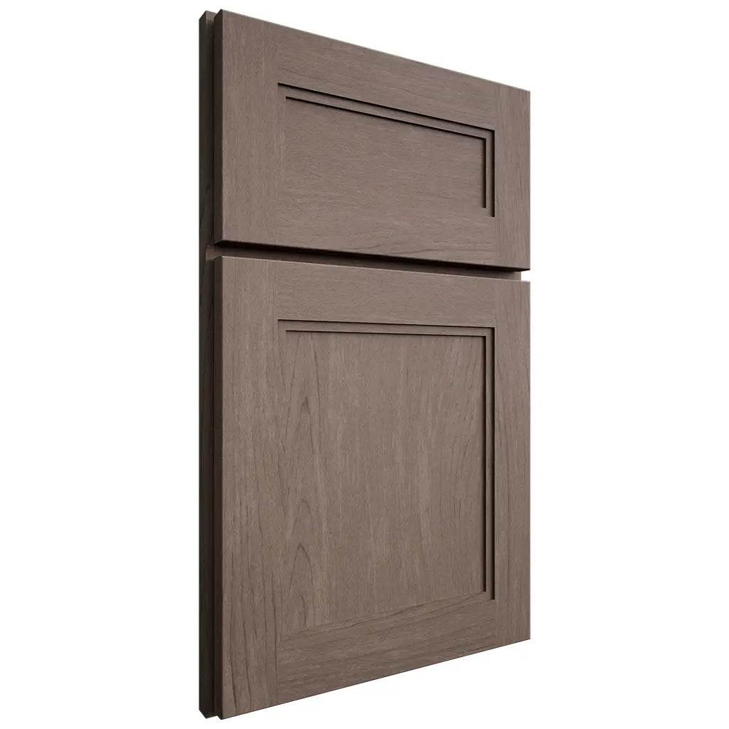 Shiloh Cabinetry Full Overlay Scottsdale Poplar Plain Cut River Rock Door
