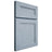 Shiloh Cabinetry Full Overlay Scottsdale Poplar Plain Cut Sky Door