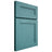 Shiloh Cabinetry Full Overlay Scottsdale Red Oak Plain Cut Aqua Door