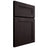 Shiloh Cabinetry Full Overlay Scottsdale Red Oak Plain Cut Espresso Door