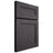 Shiloh Cabinetry Full Overlay Scottsdale Red Oak Plain Cut Harbor Door
