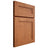 Shiloh Cabinetry Full Overlay Scottsdale Red Oak Plain Cut Harvest Door