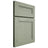 Shiloh Cabinetry Full Overlay Scottsdale Red Oak Plain Cut Moss Door