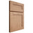 Shiloh Cabinetry Full Overlay Scottsdale Red Oak Plain Cut Natural Door