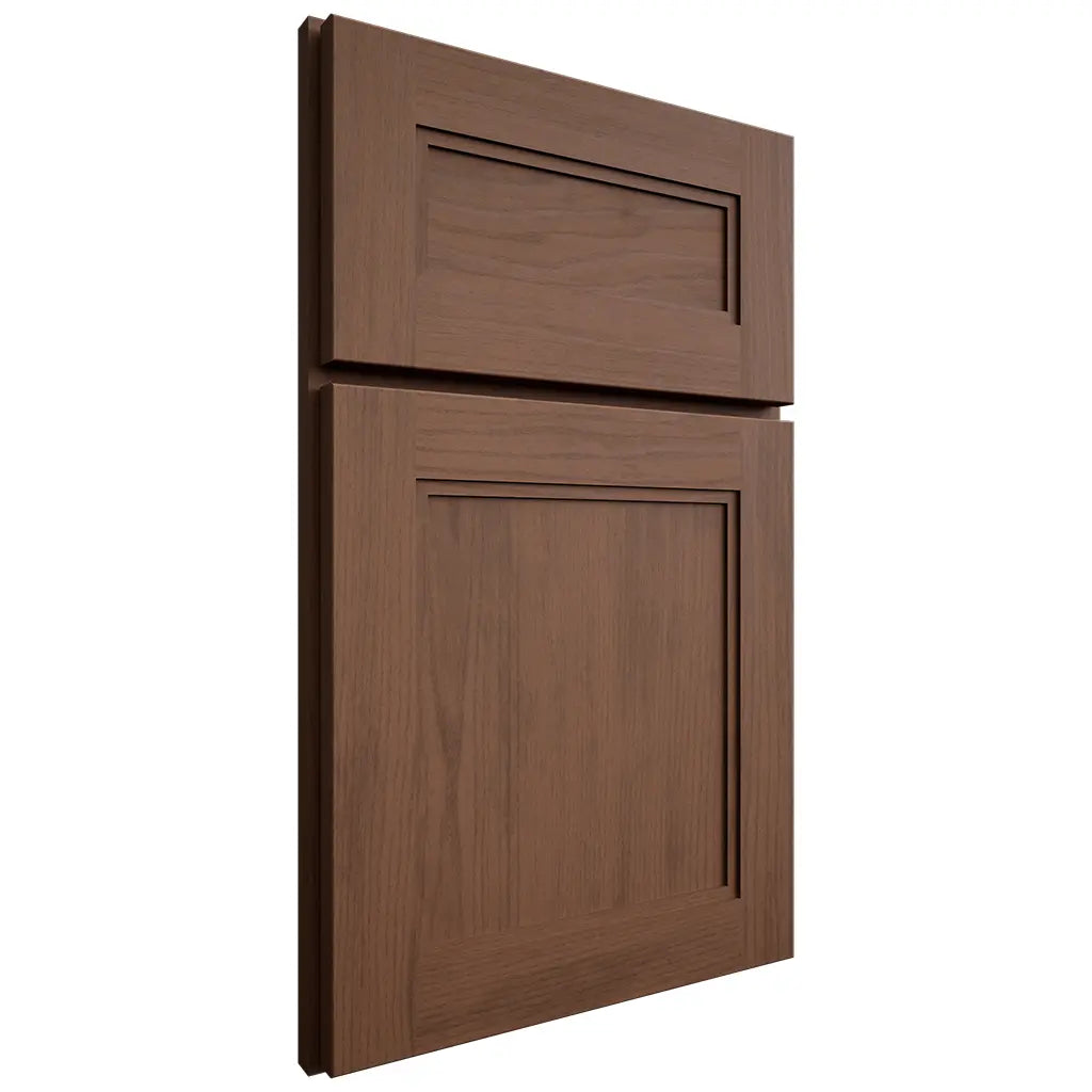 Shiloh Cabinetry Full Overlay Scottsdale Walnut Plain Cut Natural Door