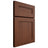 Shiloh Cabinetry Full Overlay Scottsdale Walnut Plain Cut Rye Door
