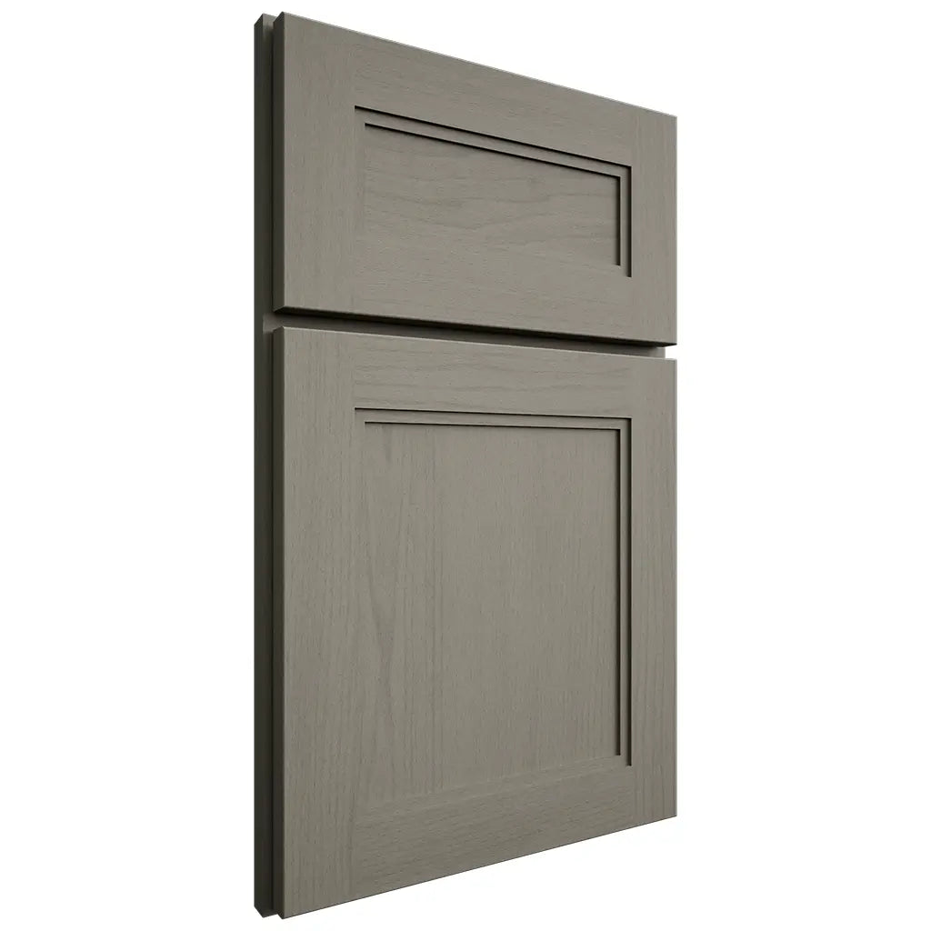 Shiloh Cabinetry Full Overlay Scottsdale Walnut Plain Cut Thyme Door