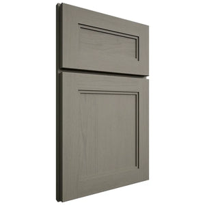 Shiloh Cabinetry Full Overlay Scottsdale Walnut Plain Cut Thyme Door