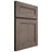 Shiloh Cabinetry Full Overlay Scottsdale White Oak Plain Cut Clay Door