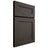 Shiloh Cabinetry Full Overlay Scottsdale White Oak Plain Cut Creekside Door
