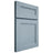 Shiloh Cabinetry Full Overlay Scottsdale White Oak Plain Cut Sky Door