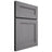 Shiloh Cabinetry Full Overlay Scottsdale White Oak Plain Cut Sterling Door