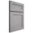 Shiloh Cabinetry Full Overlay Scottsdale White Oak Plain Cut Stratus Door