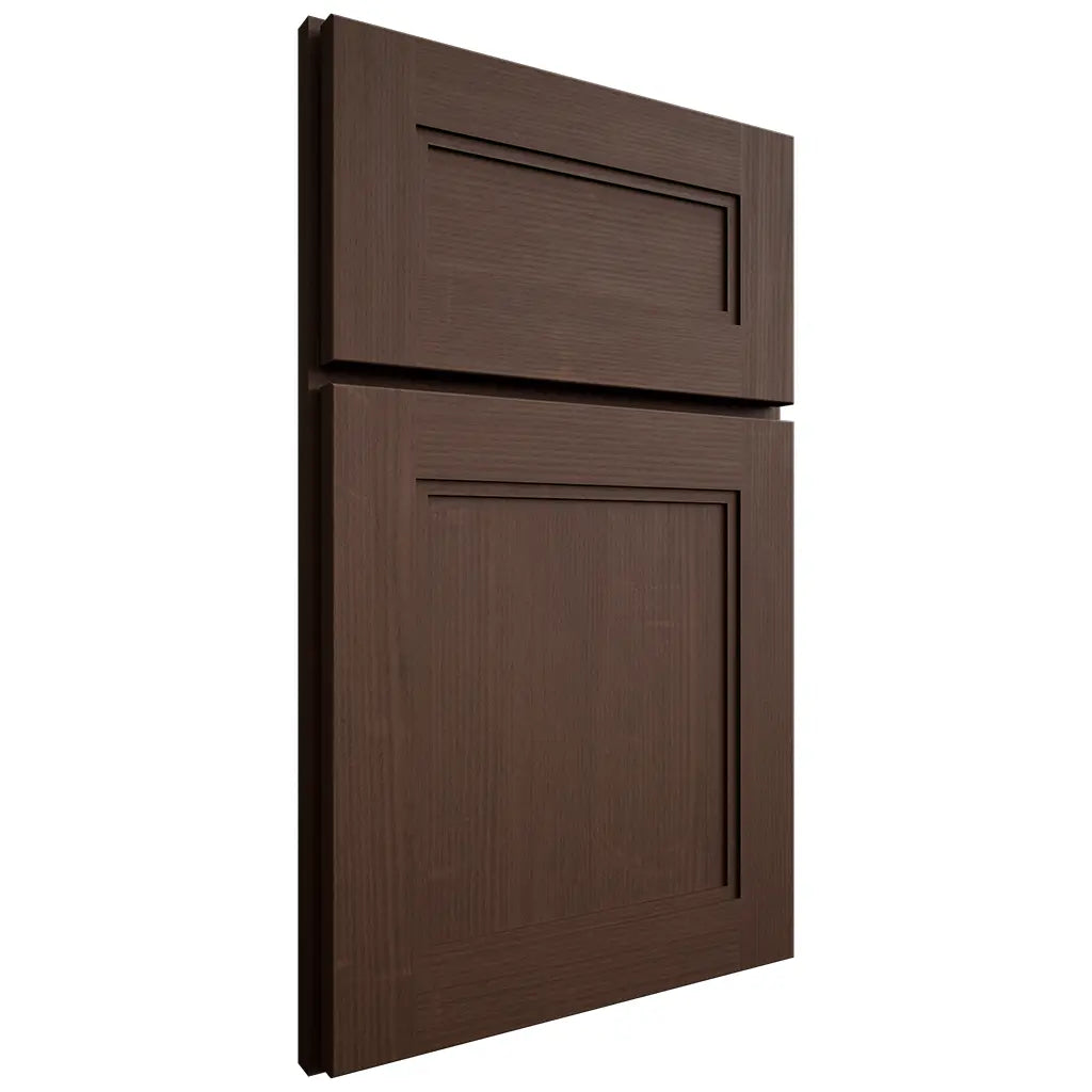Shiloh Cabinetry Full Overlay Scottsdale White Oak Quarter Sawn Braun Door