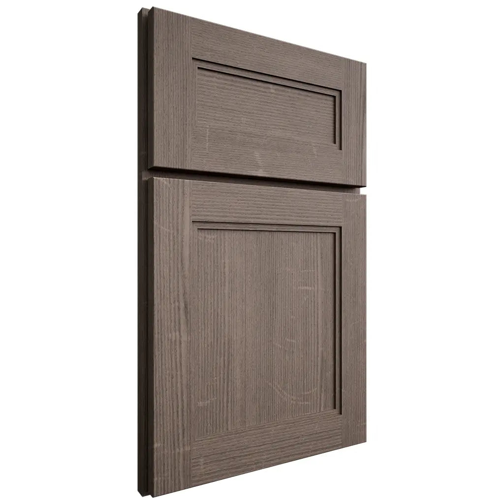 Shiloh Cabinetry Full Overlay Scottsdale White Oak Quarter Sawn Clay Door
