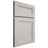 Shiloh Cabinetry Full Overlay Scottsdale One Paintable Amazing Gray Door
