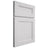 Shiloh Cabinetry Full Overlay Scottsdale One Paintable Arctic Door