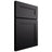 Shiloh Cabinetry Full Overlay Scottsdale One Paintable Black Door