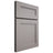 Shiloh Cabinetry Full Overlay Scottsdale One Paintable Dovetail Gray Door