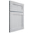 Shiloh Cabinetry Full Overlay Scottsdale One Paintable Niebla Azul Door