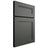 Shiloh Cabinetry Full Overlay Scottsdale One Paintable Pewter Green Door