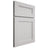 Shiloh Cabinetry Full Overlay Scottsdale One Paintable Repose Gray Door
