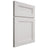 Shiloh Cabinetry Full Overlay Scottsdale One Paintable Soft White Door