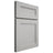Shiloh Cabinetry Full Overlay Scottsdale One Paintable Unusual Gray Door