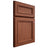 Shiloh Cabinetry Full Overlay Shelby Alder Plain Cut Sierra Door