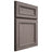 Shiloh Cabinetry Full Overlay Shelby Alder Plain Cut Stonehenge Door