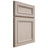 Shiloh Cabinetry Full Overlay Shelby Alder Plain Cut White Sands Door