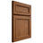 Shiloh Cabinetry Full Overlay Shelby Cherry Plain Cut Coffee Door
