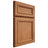 Shiloh Cabinetry Full Overlay Shelby Cherry Plain Cut Medium Door