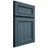 Shiloh Cabinetry Full Overlay Shelby Hickory Plain Cut Hudson Door