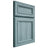 Shiloh Cabinetry Full Overlay Shelby Hickory Plain Cut Sky Door