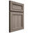 Shiloh Cabinetry Full Overlay Shelby Hickory Plain Cut Sterling Door