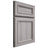 Shiloh Cabinetry Full Overlay Shelby Hickory Plain Cut Stratus Door