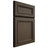 Shiloh Cabinetry Full Overlay Shelby Maple Plain Cut Perfect Brown Door