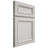 Shiloh Cabinetry Full Overlay Shelby Paintable Beige Door