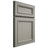 Shiloh Cabinetry Full Overlay Shelby Paintable Evergreen Fog Door