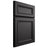 Shiloh Cabinetry Full Overlay Shelby Paintable Iron Ore Door